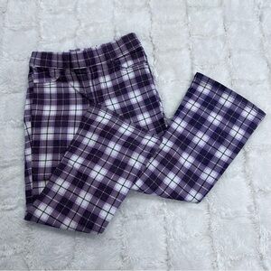 H&M Girl‎ Flare Super Stretch Plaid Bell Bottom Pants Size 3T